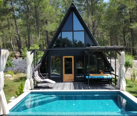 Bungalov Arykanda | Kalkan Palamut Kiralık Villa