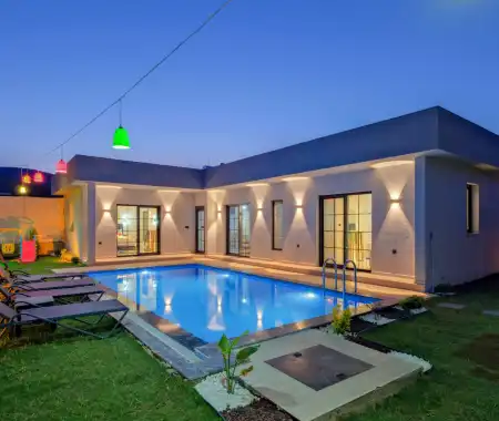 Villa Aser Trio | Fethiye Havuzlu Jakuzili Kiralık Villa